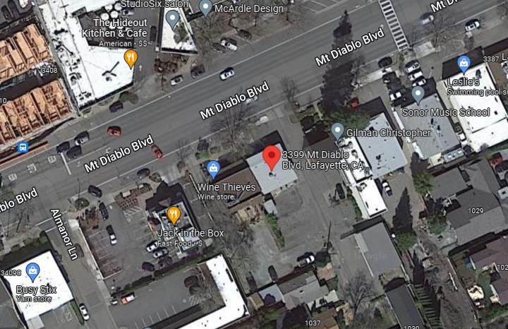 3399 Mt Diablo Blvd,Lafayette,CA,94549,US Lafayette,CA